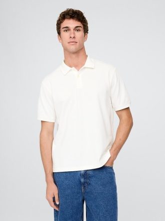Polo piqué relajado