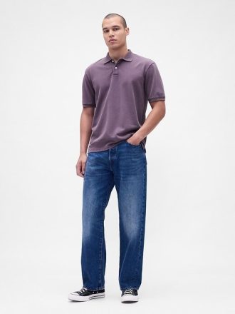 Polo piqué relajado