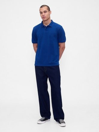 Polo piqué relajado