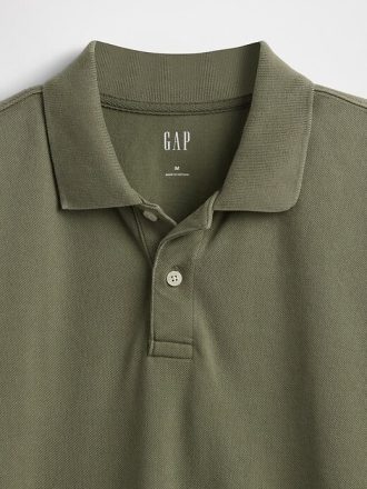 Polo piqué relajado