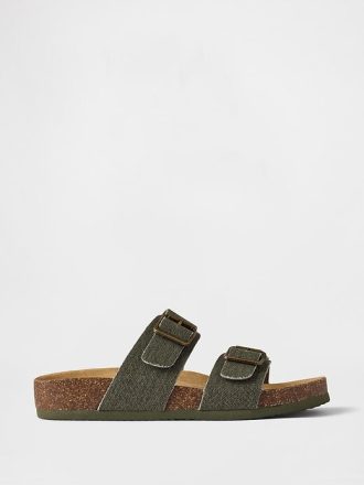 Sandalias de corcho con hebilla para niños