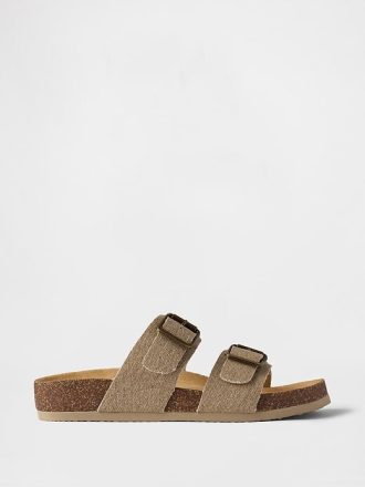 Sandalias de corcho con hebilla para niños
