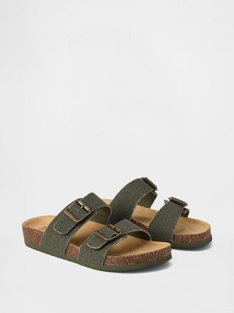 Sandalias de corcho con hebilla para niños