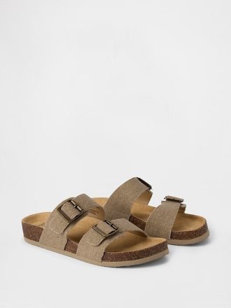 Sandalias de corcho con hebilla para niños