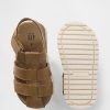 Sandalias de pescador de cuero vegano para niños pequeños Sandalias de pescador de cuero vegano para niños pequeños
