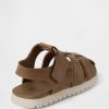 Sandalias de pescador de cuero vegano para niños pequeños Sandalias de pescador de cuero vegano para niños pequeños