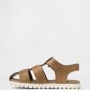 Sandalias de pescador de cuero vegano para niños pequeños Sandalias de pescador de cuero vegano para niños pequeños