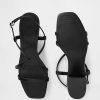 Sandalias de tiras con tacón de bloque Sandalias de tiras con tacón de bloque