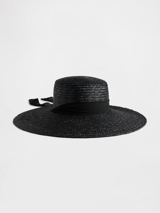 Sombrero de paja de ala ancha Sombrero de paja de ala ancha