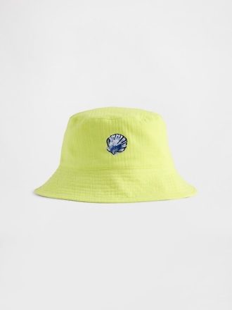 Sombrero de pescador de gasa de algodón orgánico para niños