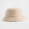 Sombrero de pescador de sherpa reciclada para niños