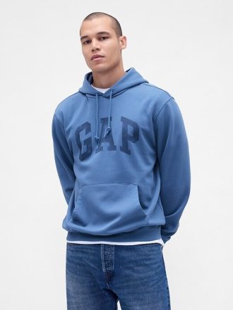 Sudadera con capucha con logotipo de arco VintageSoft para adultos