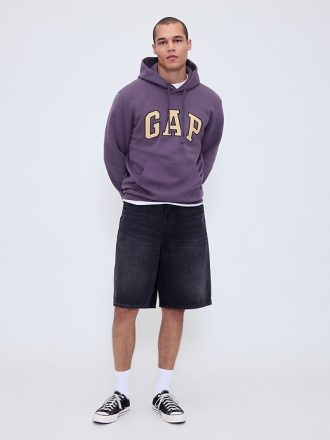 Sudadera con capucha con logotipo de arco VintageSoft para adultos