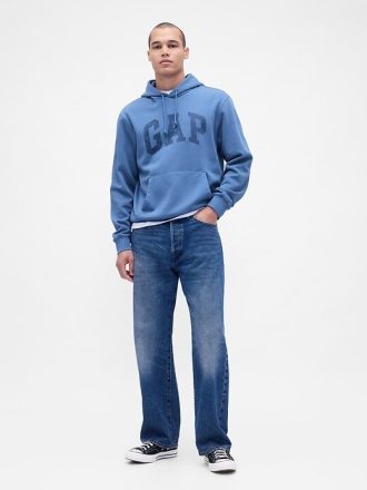 Sudadera con capucha con logotipo de arco VintageSoft para adultos