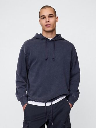 Sudadera con capucha de felpa francesa de peso pesado de Gap