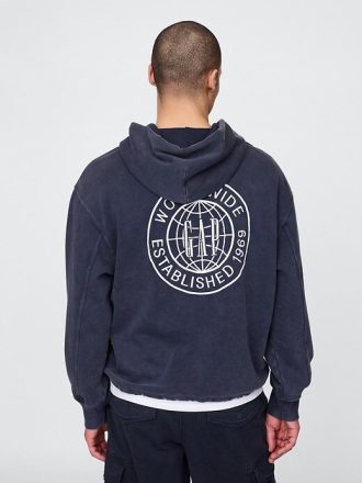 Sudadera con capucha de felpa francesa de peso pesado de Gap