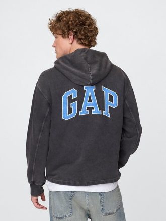 Sudadera con capucha de felpa francesa de peso pesado de Gap