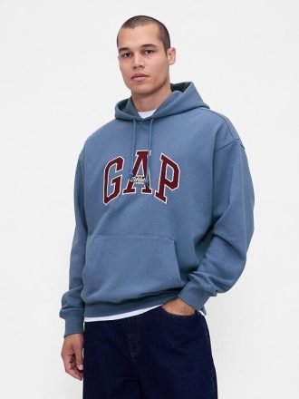 Sudadera con capucha deportiva con logotipo de Gap Heavyweight