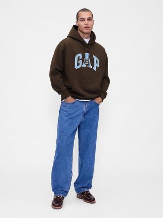Sudadera con capucha deportiva con logotipo de Gap Heavyweight