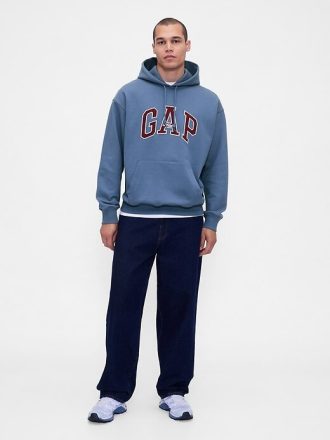 Sudadera con capucha deportiva con logotipo de Gap Heavyweight