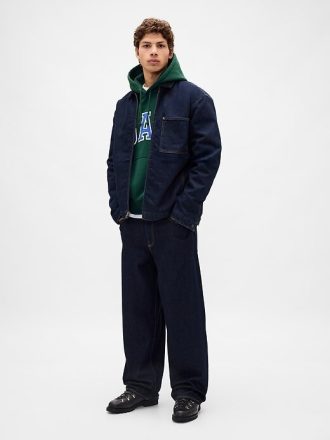 Sudadera con capucha extragrande con logotipo de felpa francesa extra pesada