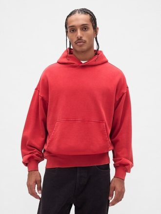 Sudadera con capucha extragrande y de peso pesado