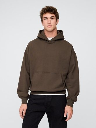 Sudadera con capucha extragrande y de peso pesado