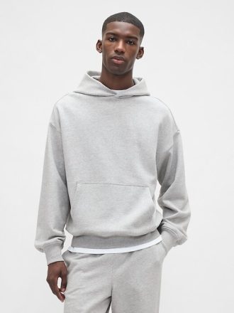 Sudadera con capucha extragrande y de peso pesado