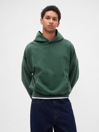 Sudadera con capucha extragrande y de peso pesado