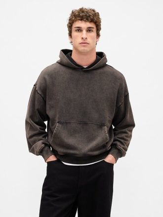 Sudadera con capucha extragrande y de peso pesado
