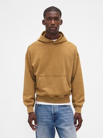 Sudadera con capucha extragrande y de peso pesado