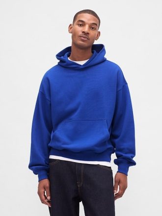 Sudadera con capucha extragrande y de peso pesado