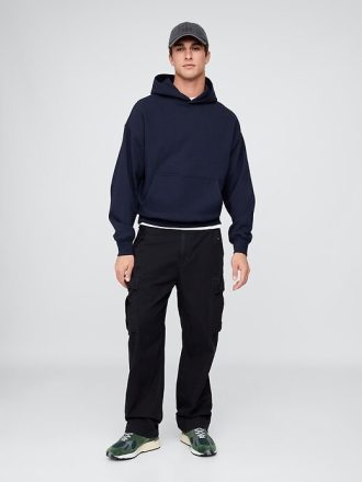 Sudadera con capucha extragrande y de peso pesado