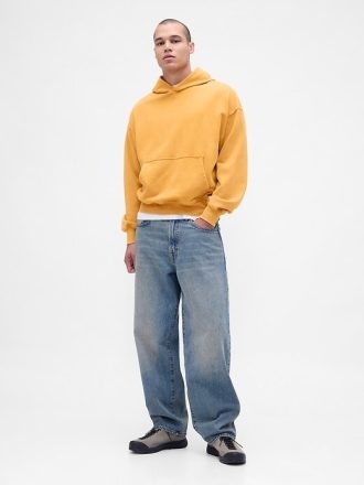 Sudadera con capucha extragrande y de peso pesado