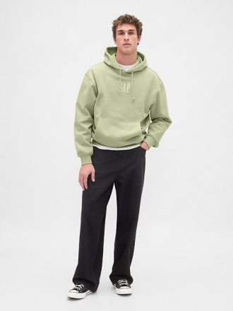 Sudadera con capucha extragrande y de peso pesado
