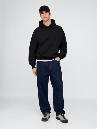 Sudadera con capucha extragrande y de peso pesado