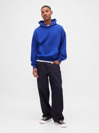 Sudadera con capucha extragrande y de peso pesado