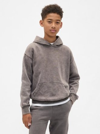 Sudadera con capucha relajada VintageSoft para niños