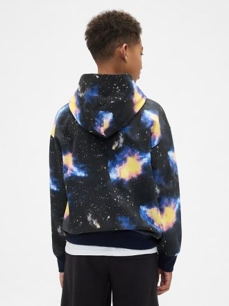 Sudadera con capucha VintageSoft Relaxed Space para niños
