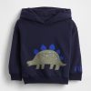 Sudadera con capucha y bolsillo de dinosaurio vintage para bebés y niños pequeños Sudadera con capucha y bolsillo de dinosaurio vintage para bebés y niños pequeños