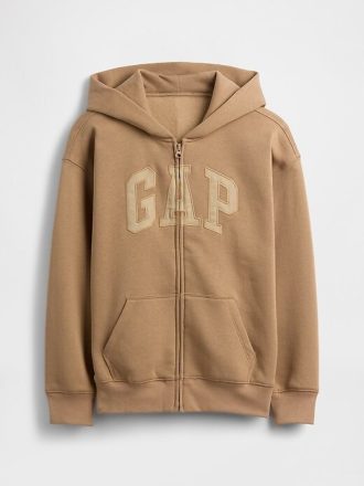 Sudadera con capucha y cremallera con el logotipo VintageSoft para niños Sudadera con capucha y cremallera con el logotipo VintageSoft para niños