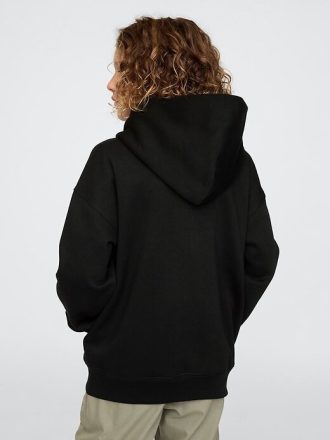 Sudadera con capucha y cremallera con logotipo suave vintage para niños