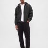 Sudadera con capucha y cremallera de mezclilla ultrasuave con forro de sherpa Sudadera con capucha y cremallera de mezclilla ultrasuave con forro de sherpa