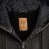 Sudadera con capucha y cremallera de mezclilla ultrasuave con forro de sherpa Sudadera con capucha y cremallera de mezclilla ultrasuave con forro de sherpa