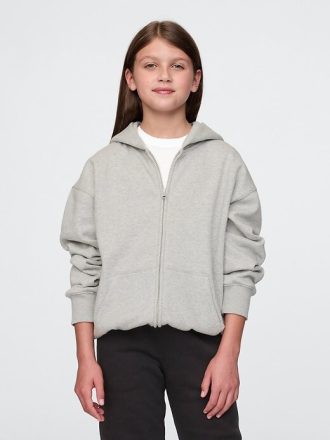Sudadera con capucha y cremallera VintageSoft para niños