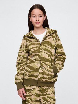 Sudadera con capucha y cremallera VintageSoft para niños
