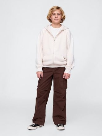 Sudadera con capucha y cremallera VintageSoft para niños