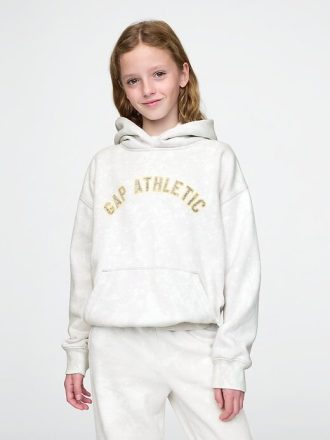 Sudadera con capucha y logotipo suave vintage para niños