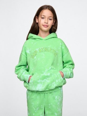 Sudadera con capucha y logotipo suave vintage para niños