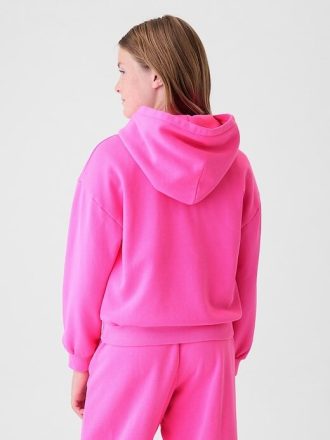 Sudadera con capucha y logotipo suave vintage para niños